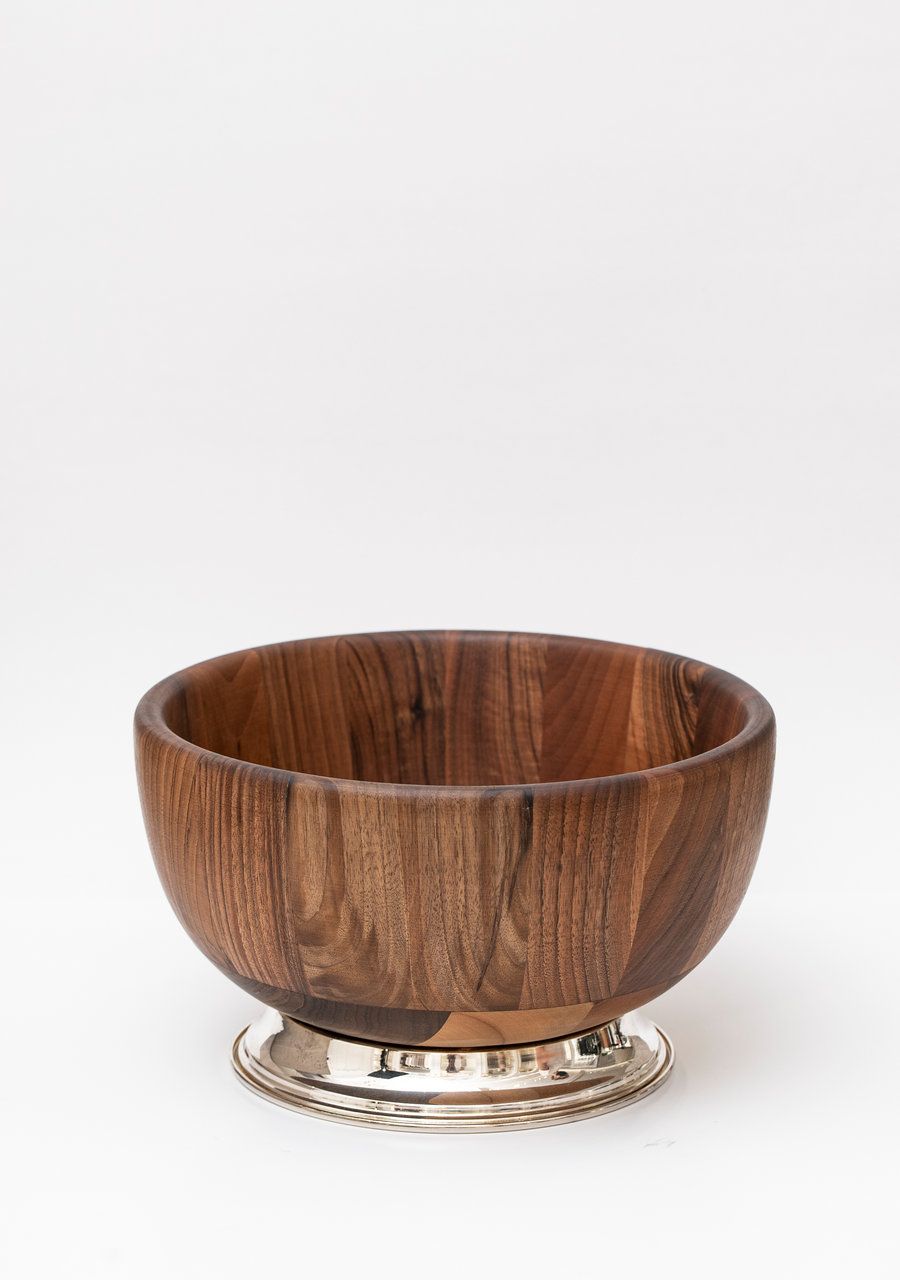 Haute Living Gümüş Detaylı Büyük Kase